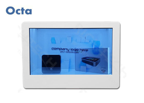 China 65&quot; mostra video da exposição transparente do LCD com o painel de vidro moderado cartão do SD fornecedor