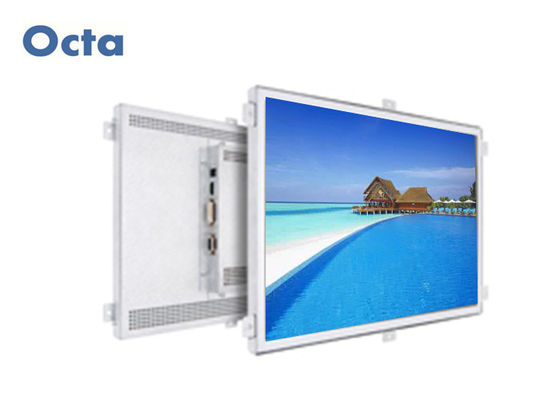 China 55&quot; lêndea HD Frameless do monitor 2500 do LCD do quadro aberto para a propaganda exterior fornecedor